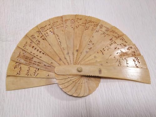 彫り　扇子　鹿　角　骨董　福　神　縁起物 彫り 扇子 鹿 角 骨董 福 神 縁起物 - 製品詳細